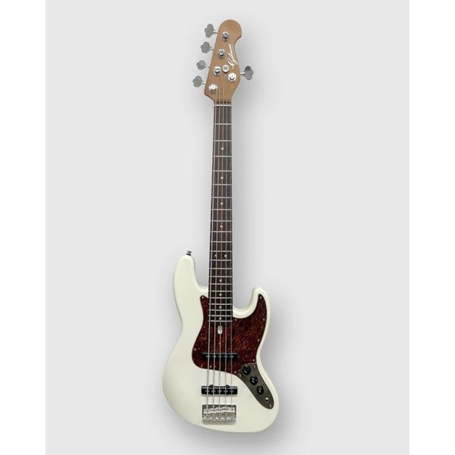 Gilmour Guitars-5弦エレキベース#9 J5 Gloss Olympic White