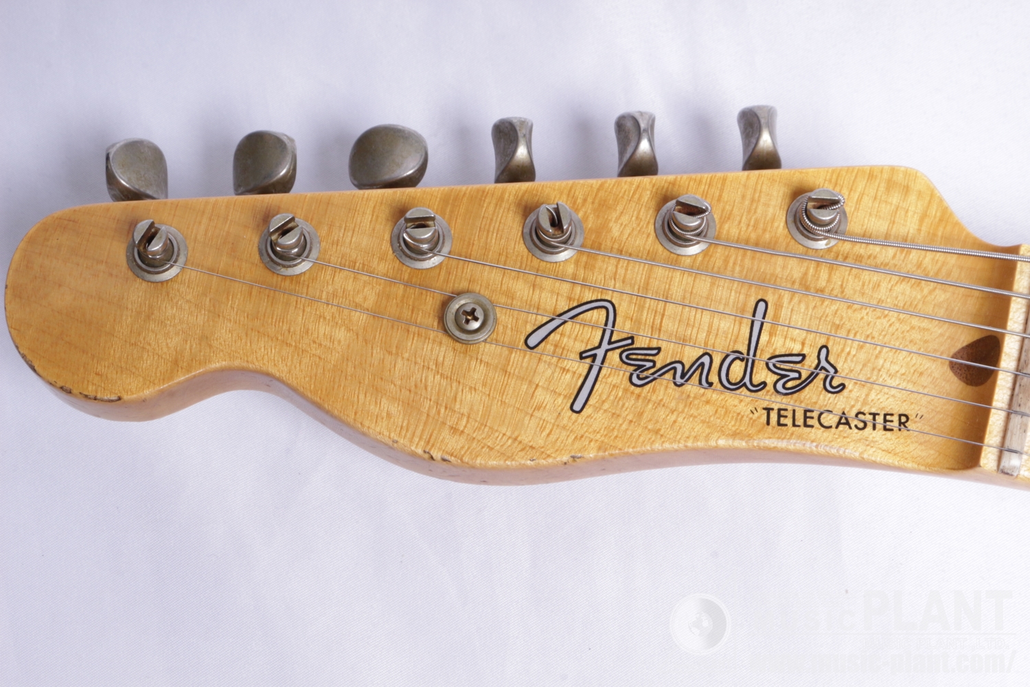 Limited Edition Tomatillo Telecaster Relic, Left-Handed, 1-Piece Quartersawn Maple Neck, Aged Blue Sparkleヘッド画像 Limited Edition Tomatillo Telecaster Relic, Left-Handed, 1-Piece Quartersawn Maple Neck, Aged Blue Sparkleヘッド画像