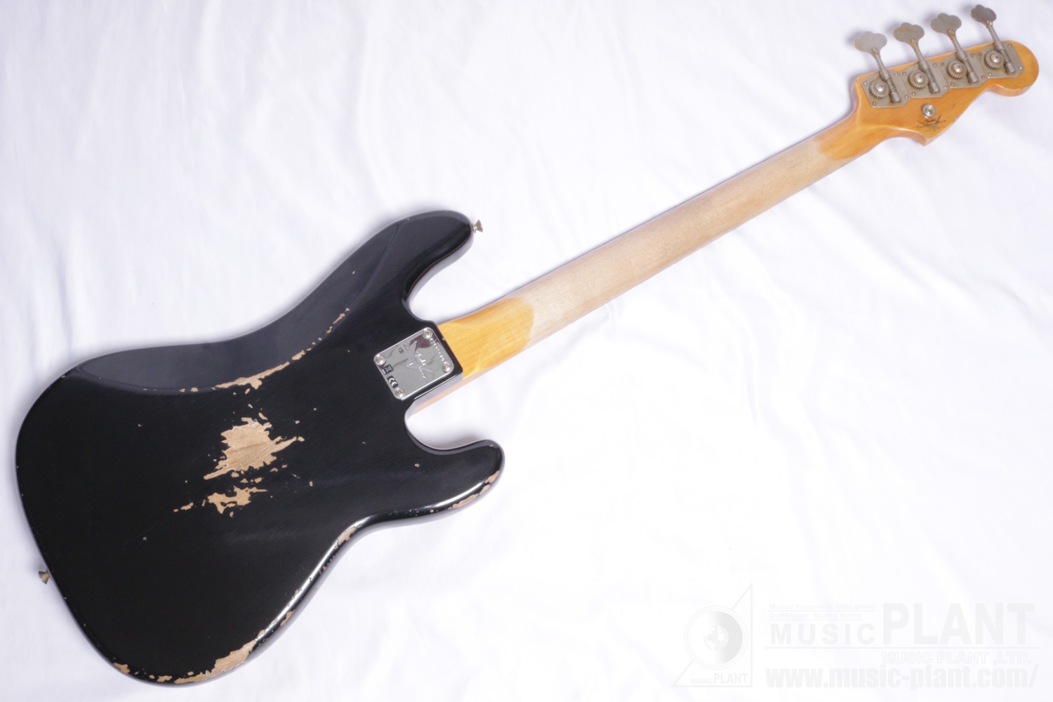 Limited Edition '66 Precision Bass Heavy Relic, Left-Handed, 3A Rosewood Fingerboard, Aged Black背面画像 Limited Edition '66 Precision Bass Heavy Relic, Left-Handed, 3A Rosewood Fingerboard, Aged Black背面画像
