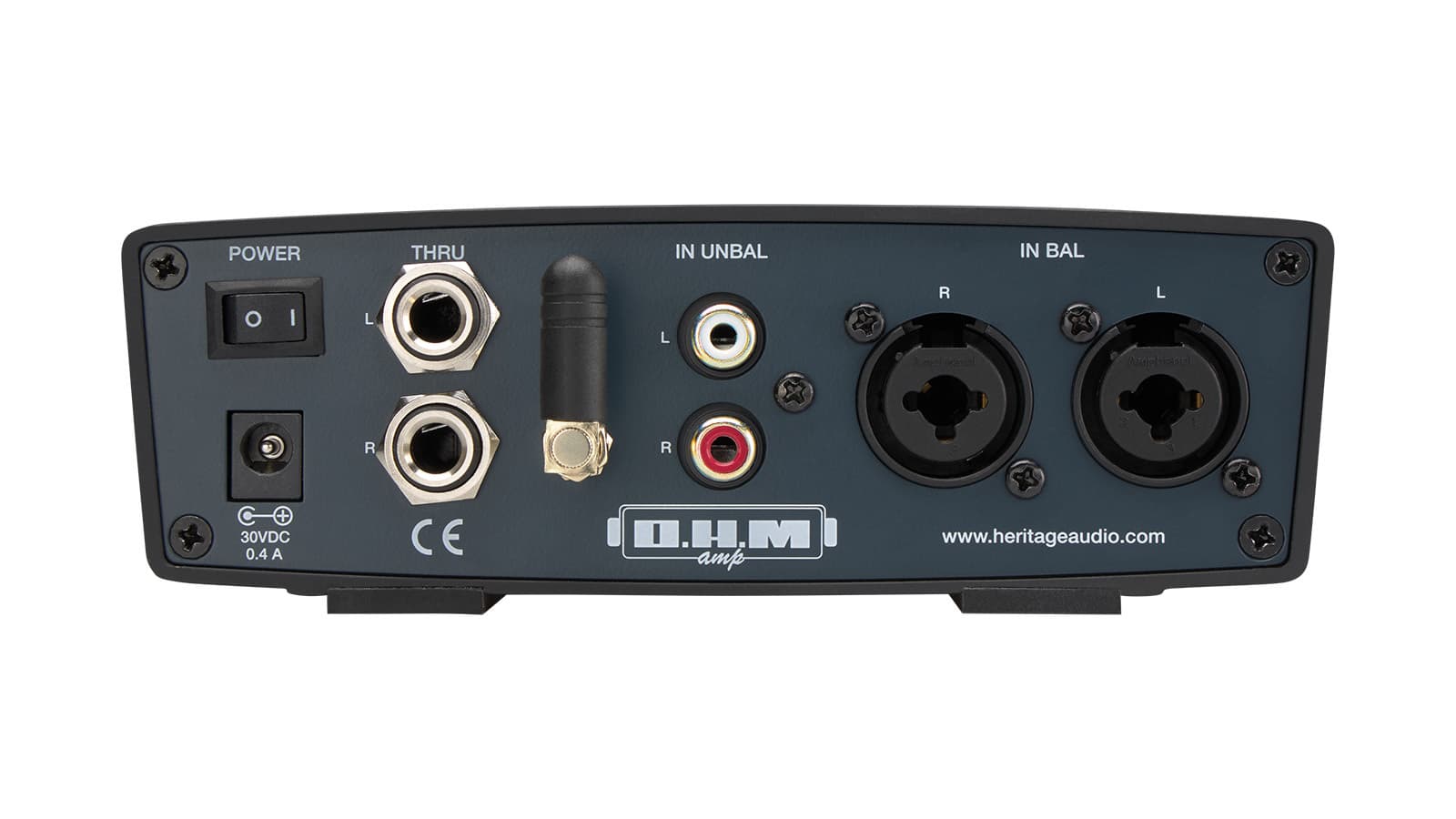 O.H.M Headphone Matching Amplifier背面画像 O.H.M Headphone Matching Amplifier背面画像