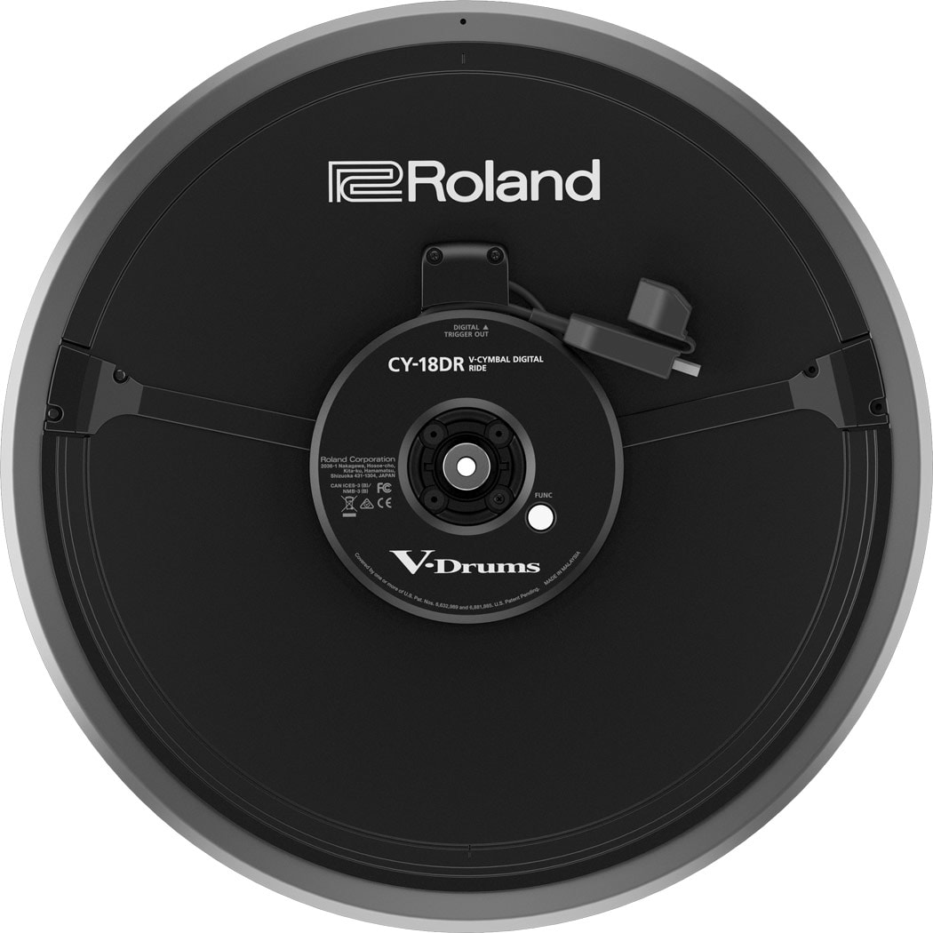 CY-18DR Ride Cymbal Pad背面画像 CY-18DR Ride Cymbal Pad背面画像