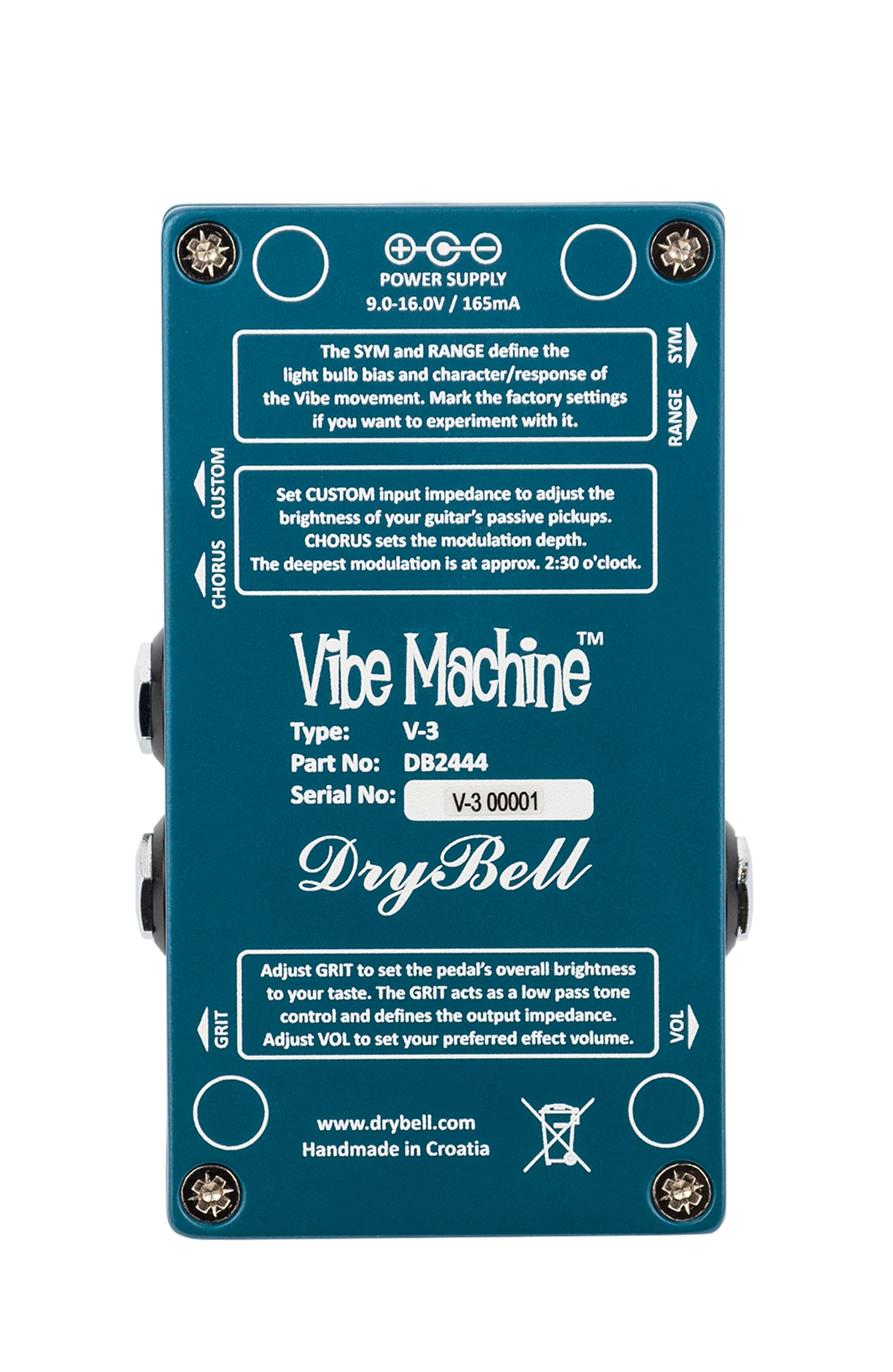 Vibe Machine V-3背面画像 Vibe Machine V-3背面画像