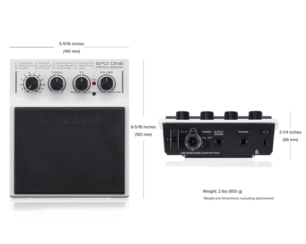 SPD-1P SPD::ONE PERCUSSION追加画像 SPD-1P SPD::ONE PERCUSSION追加画像