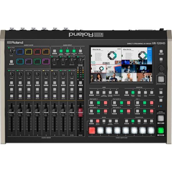 Roland-Direct Streaming AV MixerVR-120HD