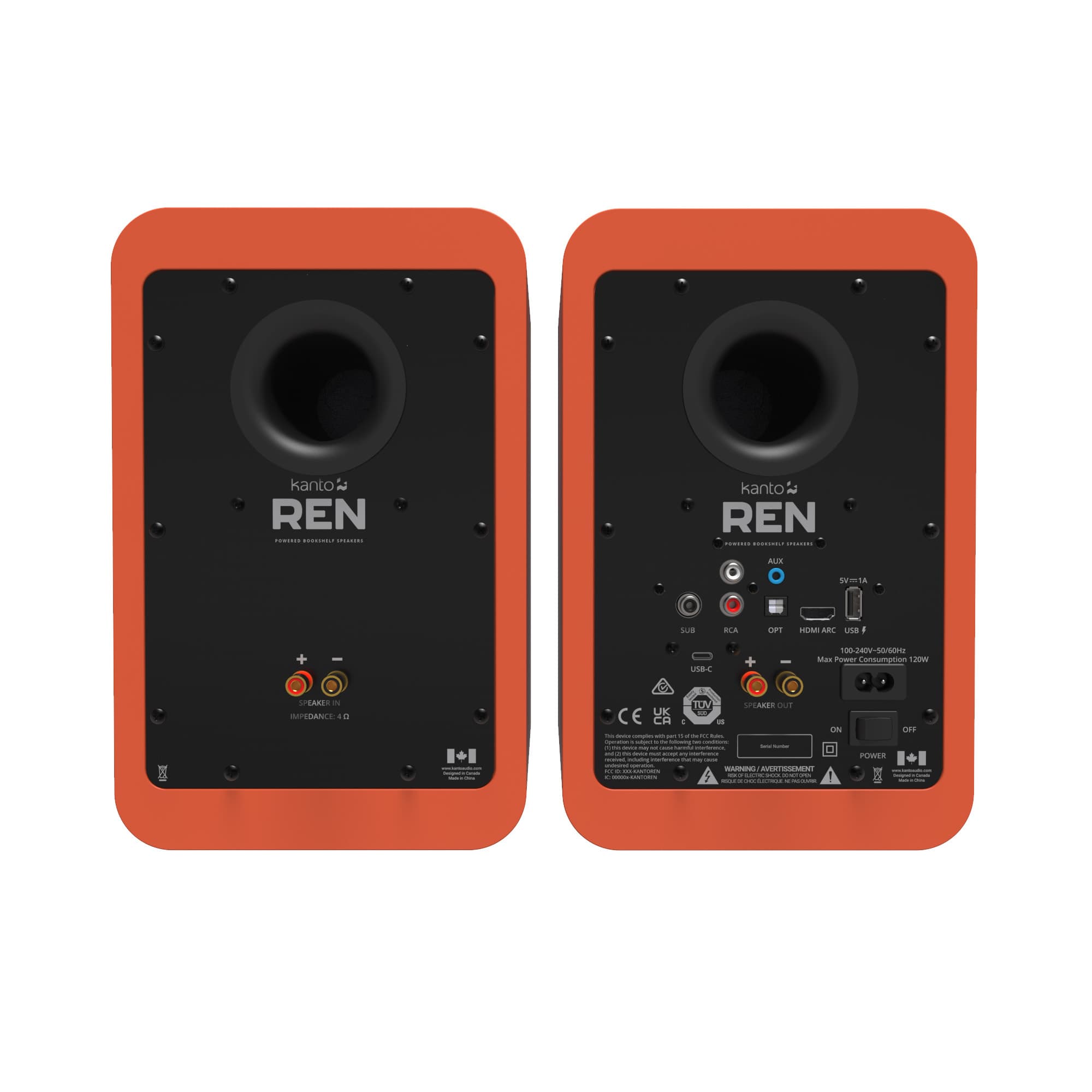 RENMO-MATTE ORANGE Pair背面画像 RENMO-MATTE ORANGE Pair背面画像