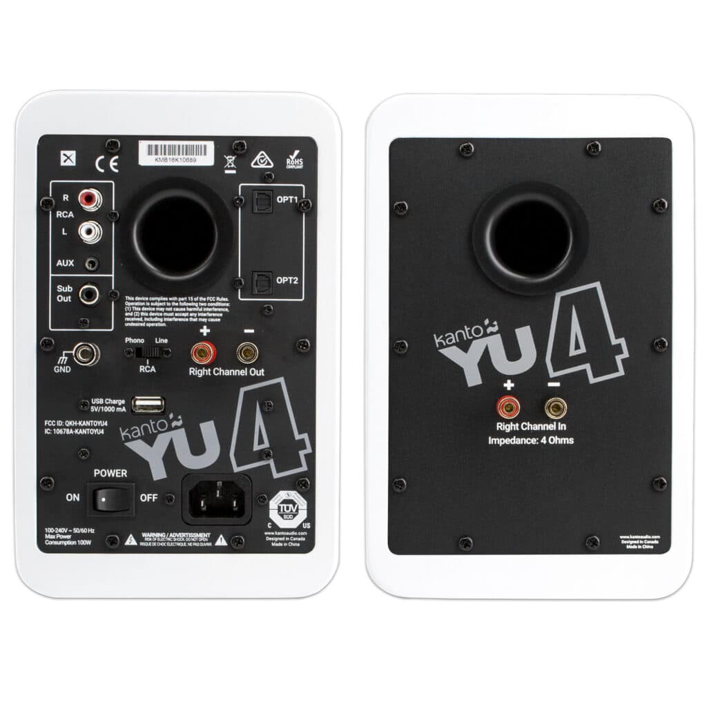 YU4 MATTE WHITE Pair背面画像 YU4 MATTE WHITE Pair背面画像