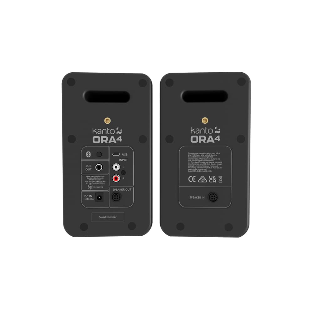 ORA4 MATTE BLACK Pair背面画像 ORA4 MATTE BLACK Pair背面画像