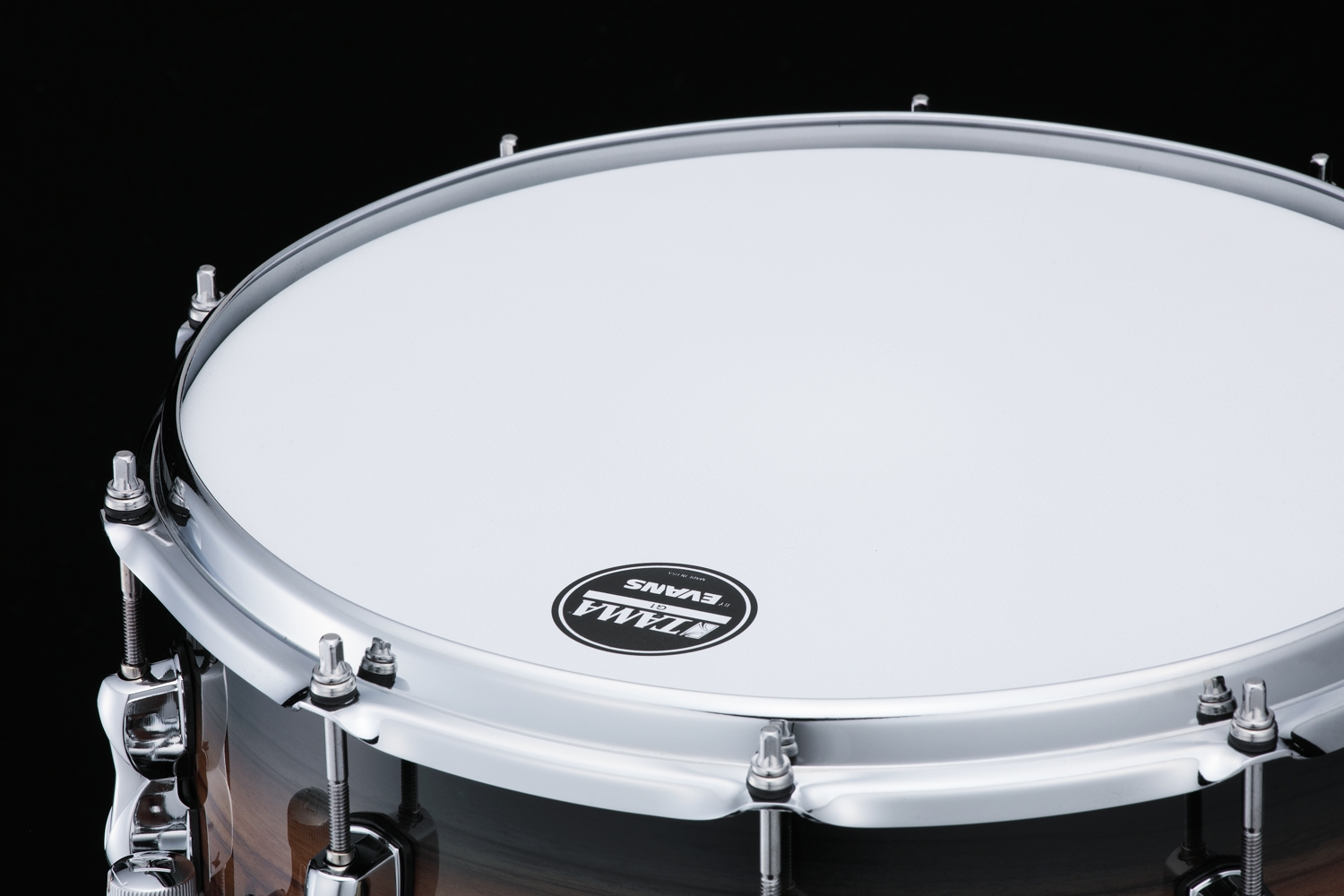 LBM1465Z-MZB 14"×6.5" Bubinga & Maple Shell w/Zebrawood Outer Plyヘッド画像 LBM1465Z-MZB 14"×6.5" Bubinga & Maple Shell w/Zebrawood Outer Plyヘッド画像