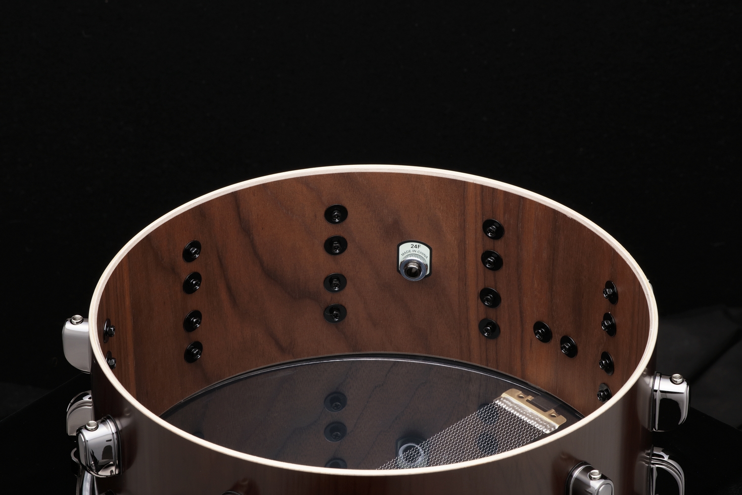 WBSS146BNC-MBC 14"×6" Walnut/Birch Shell w/Cedar Outer Ply追加画像 WBSS146BNC-MBC 14"×6" Walnut/Birch Shell w/Cedar Outer Ply追加画像