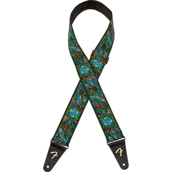 Fender-ストラップMosaic Jacquard Straps Green