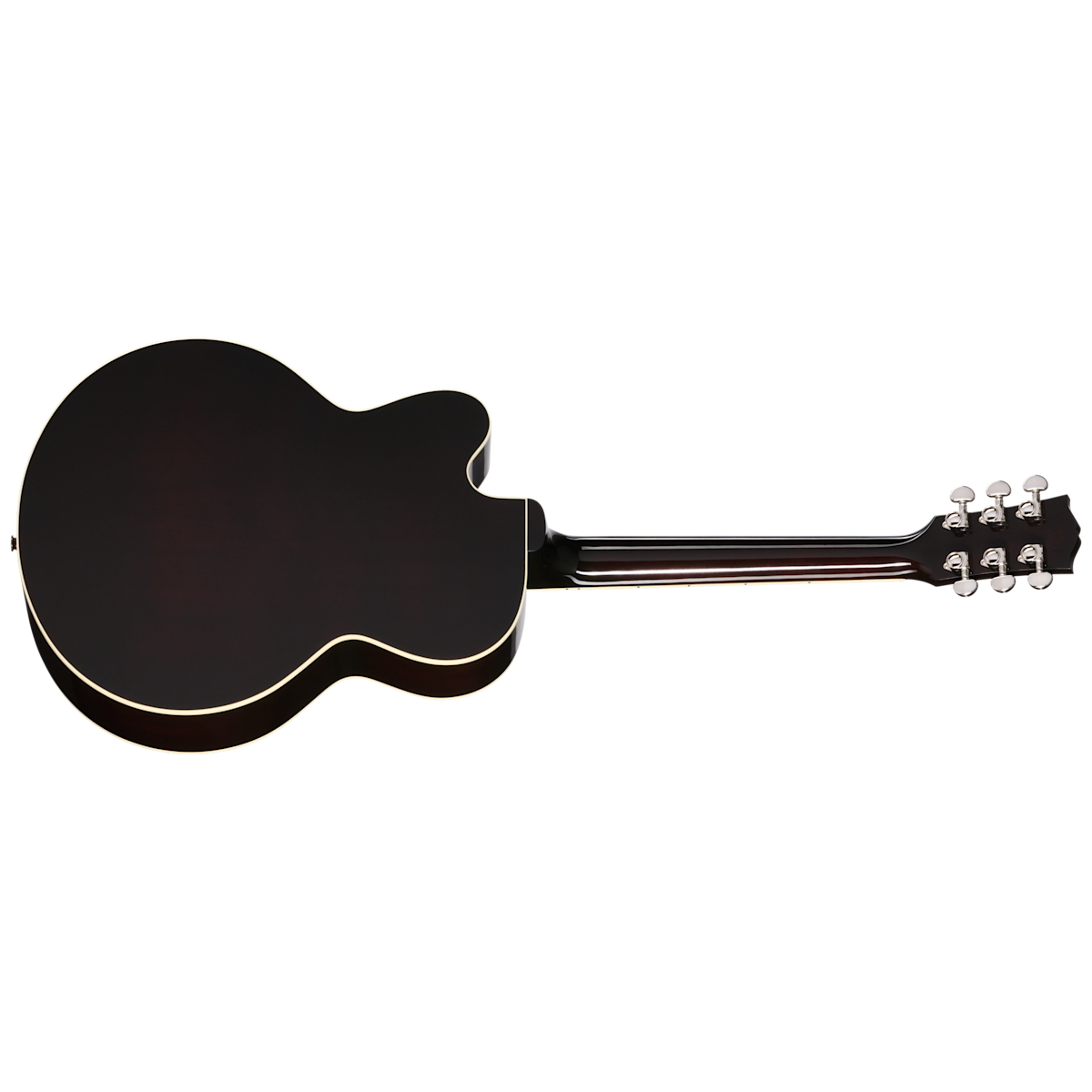 Les Paul Parlor Acoustic Vintage Sunburst背面画像 Les Paul Parlor Acoustic Vintage Sunburst背面画像