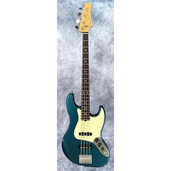 Three Dots Guitars-エレキベースJB Alder/Rosewood Vintage Blue Metallic