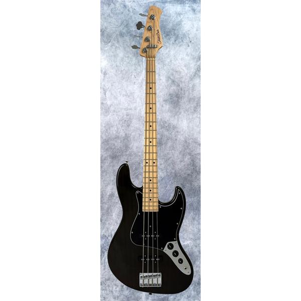 Three Dots Guitars-エレキベースJB Ash/Maple Trans Black