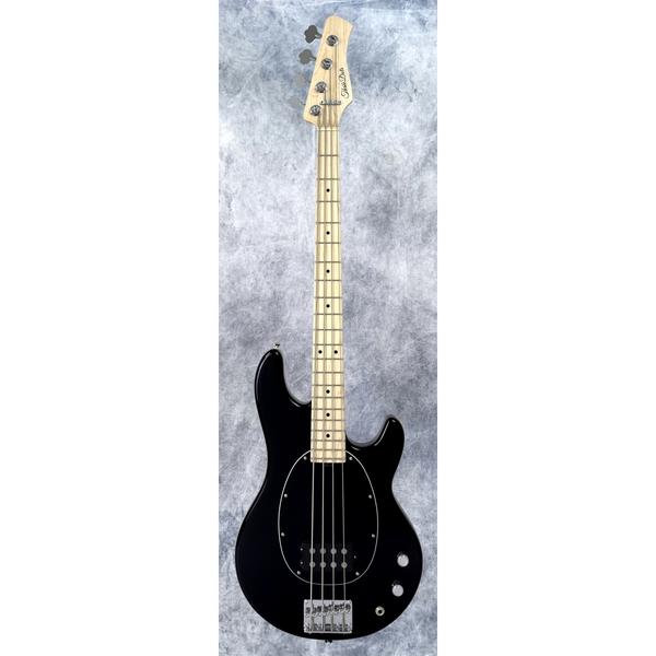 Three Dots Guitars-エレキベースFB Ash/Maple Black