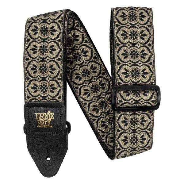 ERNIE BALL-ギター/ベース用ストラップP05628 Classic Jacquard Strap Golden Garden