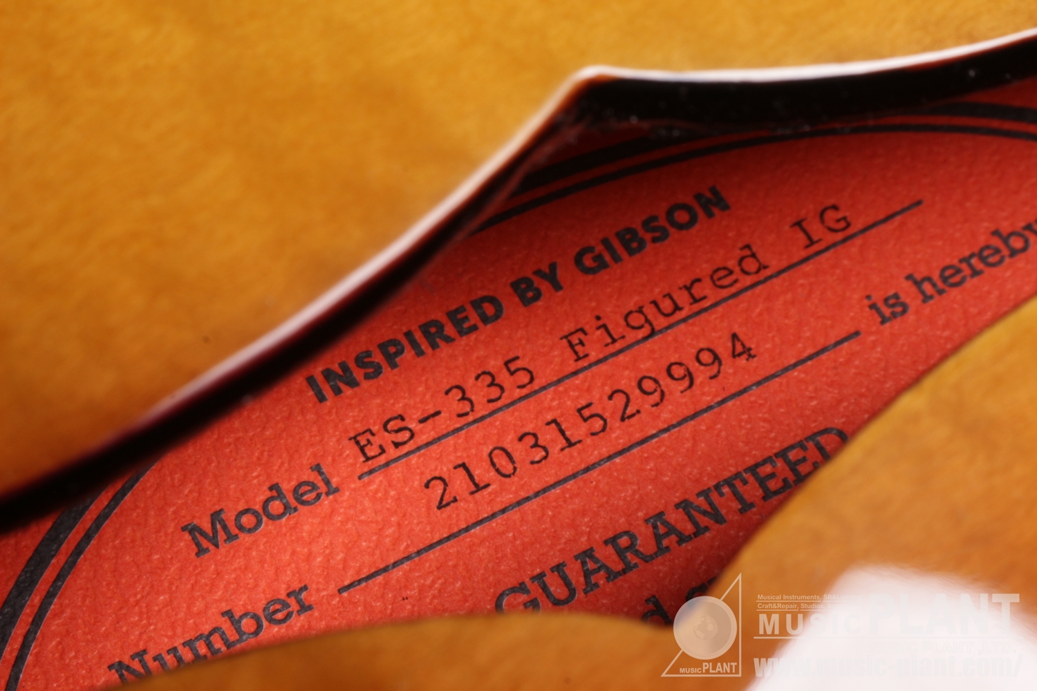 ES-335 Figured Raspberry Tea Burst追加画像 ES-335 Figured Raspberry Tea Burst追加画像