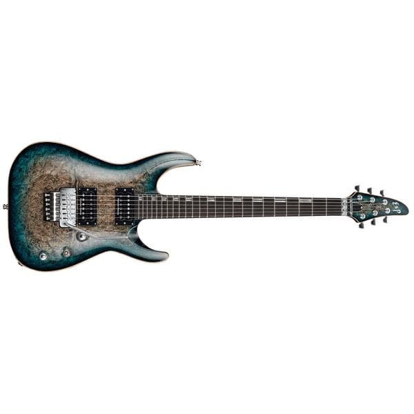 ESP-エレキギターHORIZON-CTM FR/BM Reptile Blue Burst