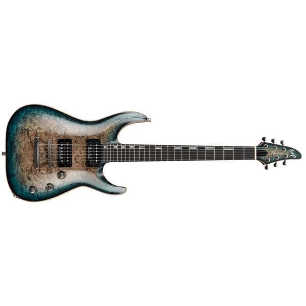 ESP-エレキギターHORIZON-CTM NT/BM Reptile Blue Burst