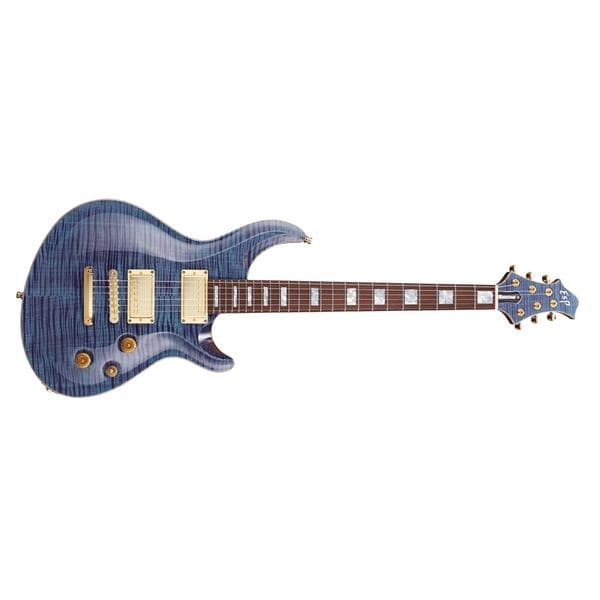 ESP-エレキギターMYSTIQUE-CTM FM Indigo Purple