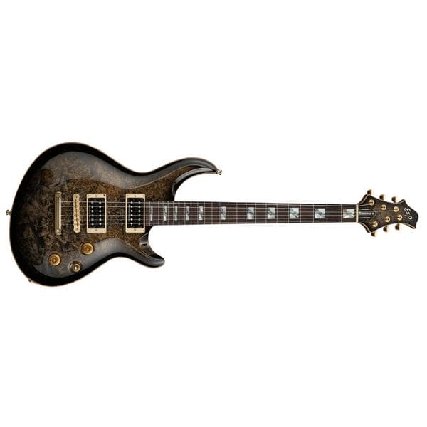 ESP-エレキギターMYSTIQUE-CTM BM Reptile Black Burst