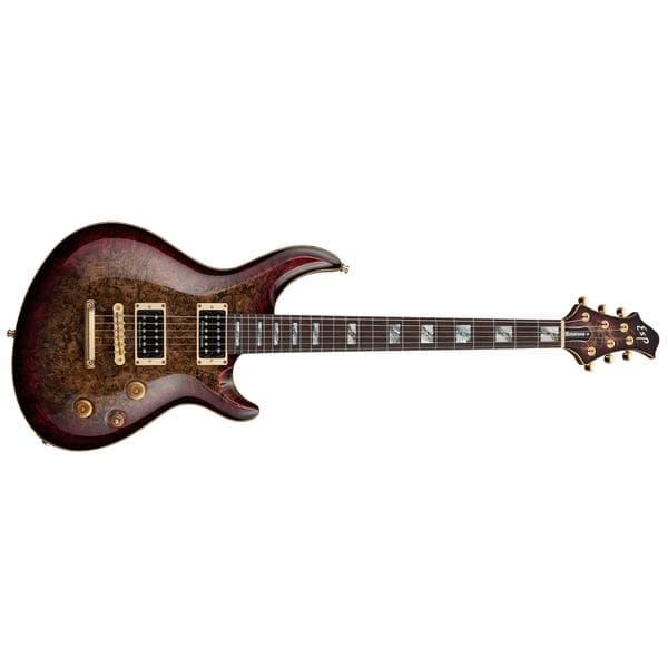ESP-エレキギターMYSTIQUE-CTM BM Reptile Red Burst