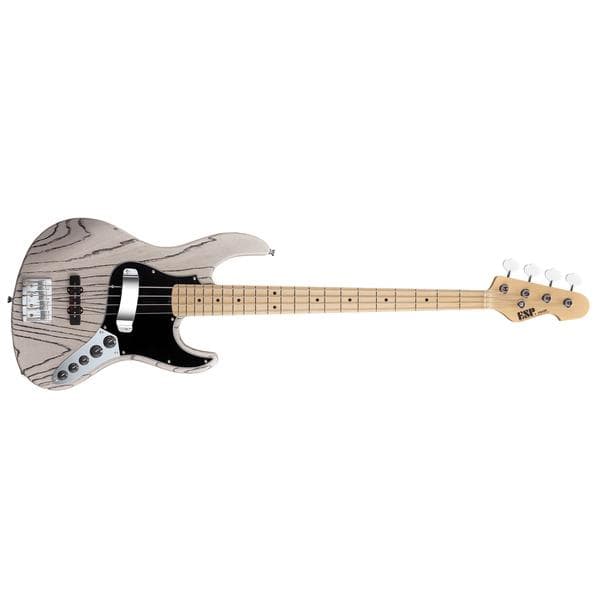 ESP-エレキベースAMAZE-AS Drift Wood White w/Black Filler