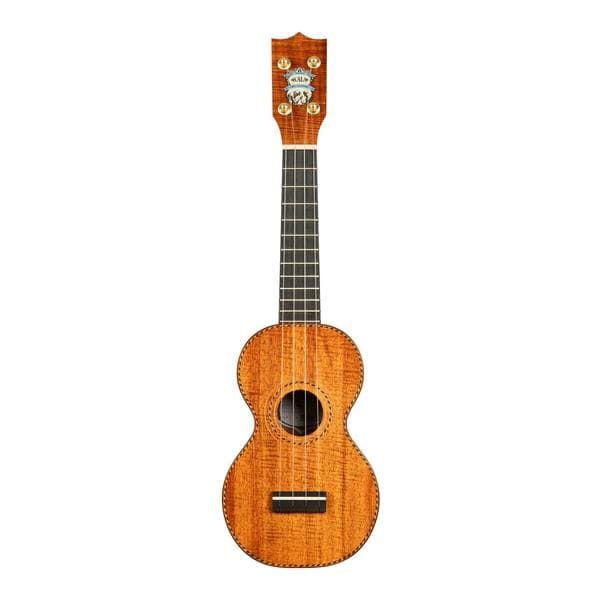 KALA UKULELE-ソプラノウクレレKA-F8D-KOA-S Pan Pacific Deluxe All Solid Hawaiian Koa Figure 8 Soprano Ukulele