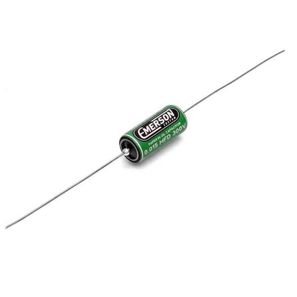 EMERSON CUSTOM-オイルコンデンサー0.015 MFD 300V PAPER IN OIL CAPACITOR (GREEN&CREAM)