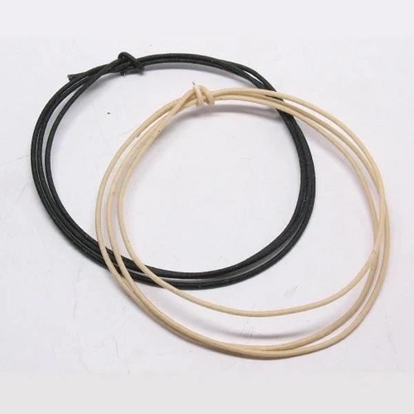 EMERSON CUSTOM-配線材VINTAGE PUSHBACK CLOTH WIRE (20-GAUGE) WHITE