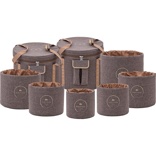 MEINL-シンギングボウルバッグセットCSBPSSET3 Crystal Singing Bowl Bag Set