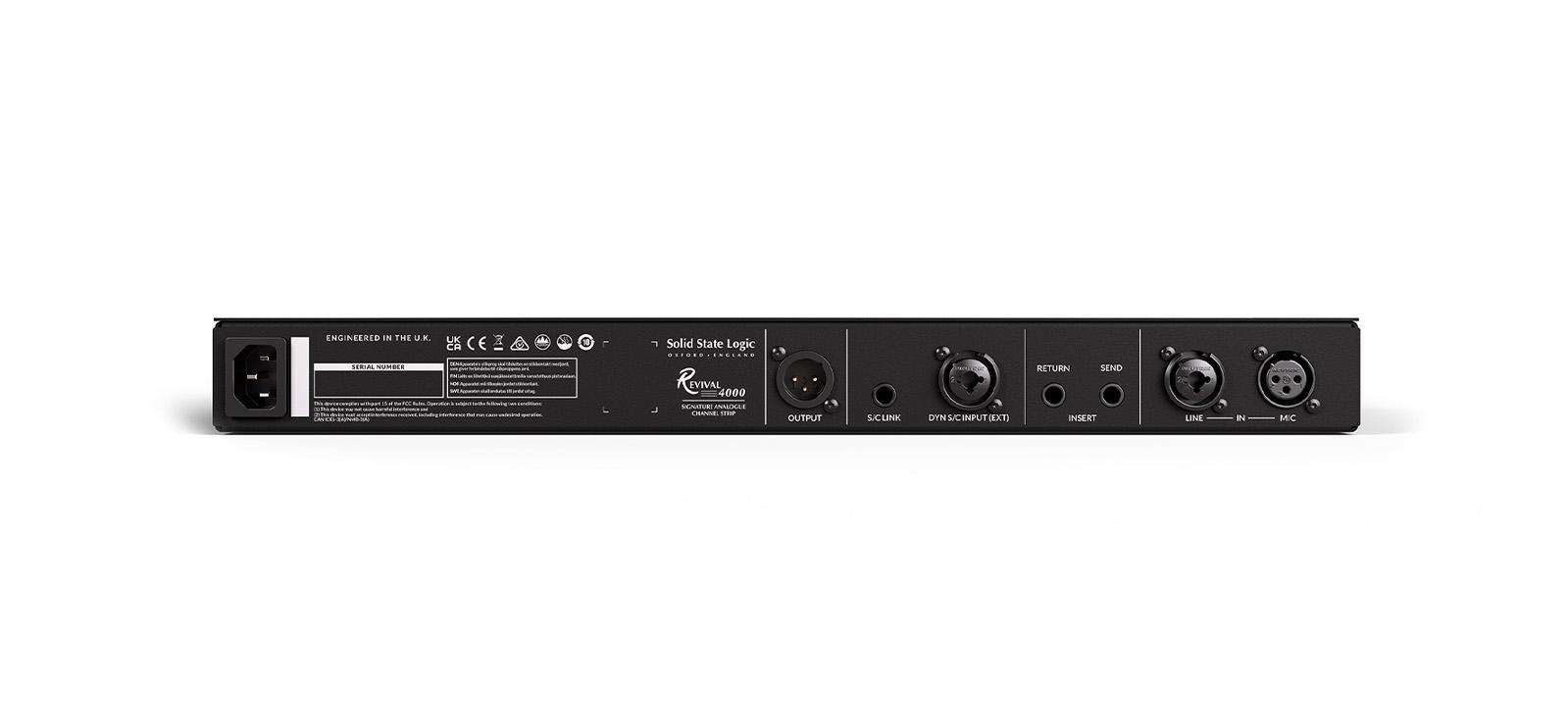 REVIVAL 4000 SIGNATURE ANALOGUE CHANNEL STRIP背面画像 REVIVAL 4000 SIGNATURE ANALOGUE CHANNEL STRIP背面画像