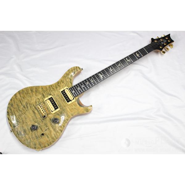 2013 CUSTOM24 QUILT TOP  Flame Neck Artist Package Faded Blue Jeanサムネイル
