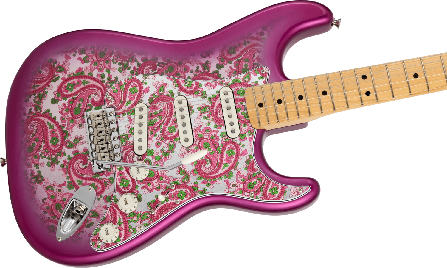 Made in Japan Limited Stratocaster®, Maple Fingerboard, Pink Paisley追加画像 Made in Japan Limited Stratocaster®, Maple Fingerboard, Pink Paisley追加画像