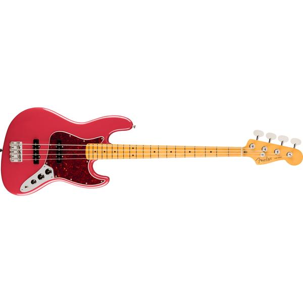 Fender-エレキギターAmerican Professional Classic Jazz Bass, Maple Fingerboard, Faded Dakota Red
