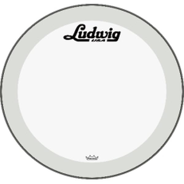 LudwigLW1318P3CLRV 18" Bass Drum Front Head Ludwig Logo