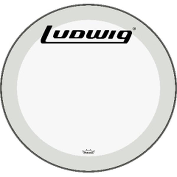 Ludwig-バスドラムフロントヘッドLW1326P3CLRB 26" Bass Drum Front Head Ludwig Logo