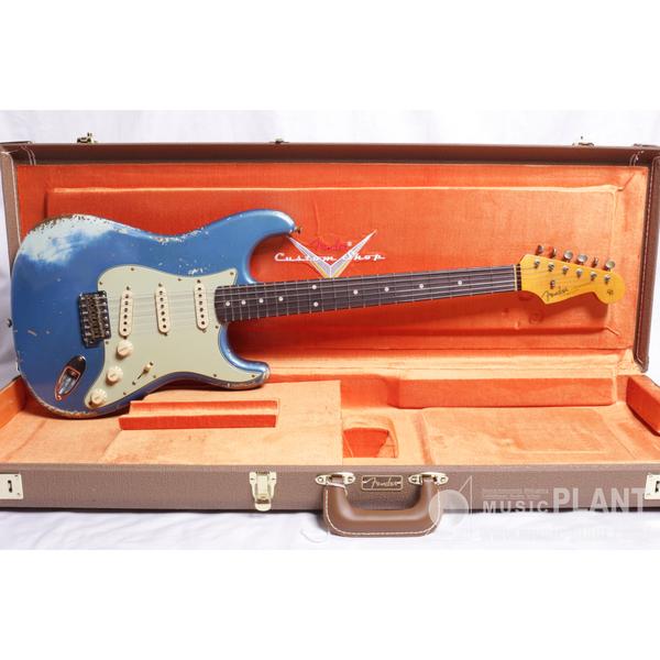 1961 Stratocaster Heavy Relic Rosewood Fingerboard - Lake Placid Blue over Sonic Blueサムネイル