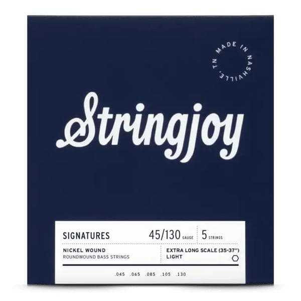 Stringjoy-5弦エレキベース弦SJ-BA45130XL 5 String Nickel Extra Long Scale Light 45-130