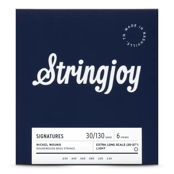 Stringjoy-6弦エレキベース弦SJ-BA30130XL 6 String Nickel Extra Long Scale Light 30-130
