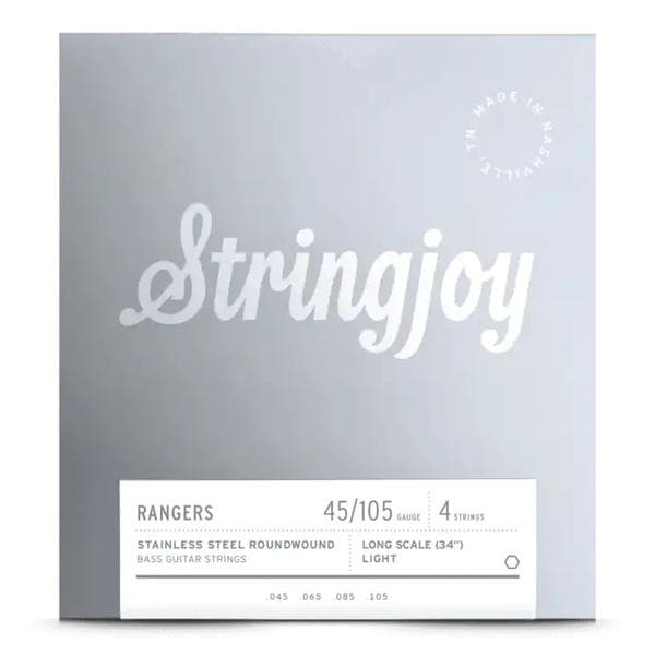Stringjoy-エレキベース弦SJ-RA45105LS Stainless Long Scale Light 45-105