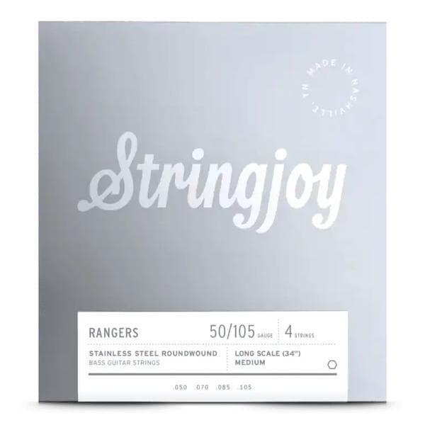 Stringjoy-エレキベース弦SJ-RA50105LS Stainless Long Scale Medium 50-105