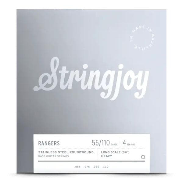 Stringjoy-エレキベース弦SJ-RA55110LS Stainless Long Scale Heavy 55-110