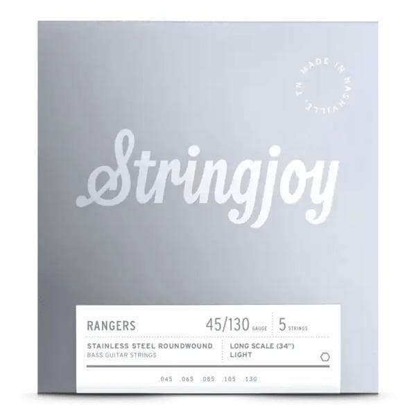 Stringjoy-5弦エレキベース弦SJ-RA45130LS 5 String Stainless Long Scale Light 45-130
