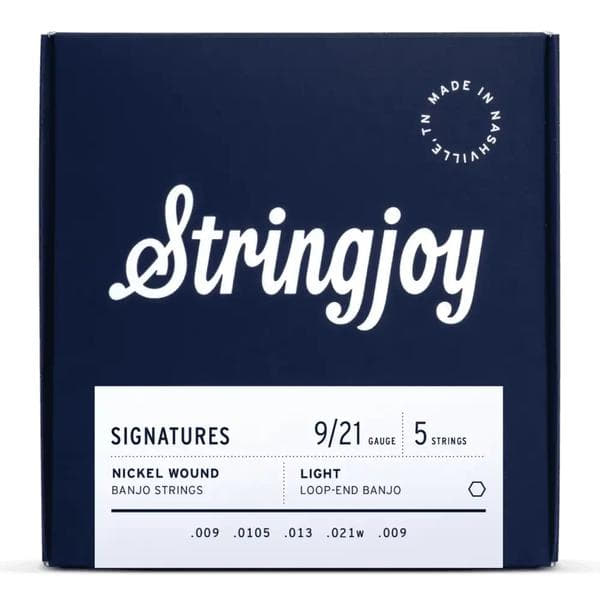 Stringjoy-5弦バンジョー弦SJ-NW0921 5 String Banjo Nickel Light 09-21