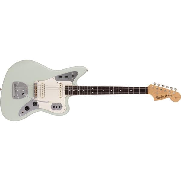 Fender-エレキギターMoeka Shiotsuka Jaguar® moni, Rosewood Fingerboard, Aged Sonic Blue
