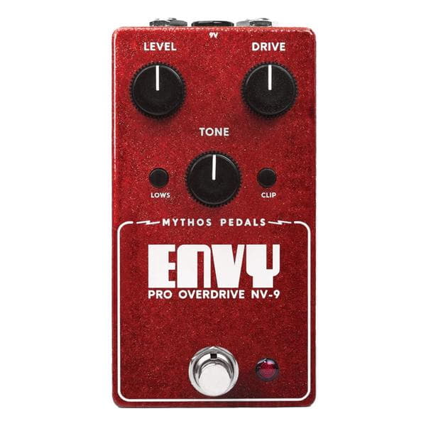 Mythos Pedals-オーバードライブENVY Pro Overdrive NV-9 Red Sparkle