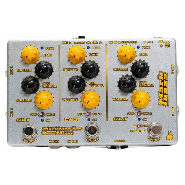 MarkBass-ペダル型3chミキサーMB PRO BASS MIXER MAK-PROBMIX