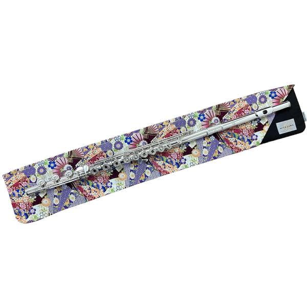 フルートマット 和柄 紫扇サムネイル