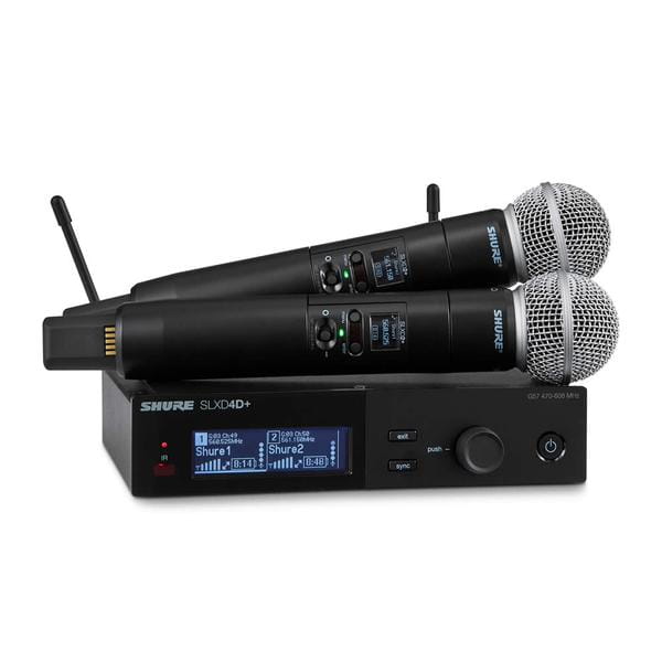SHURE-デジタルワイヤレスハンドヘルドシステムSLXD24D+J/58-JB