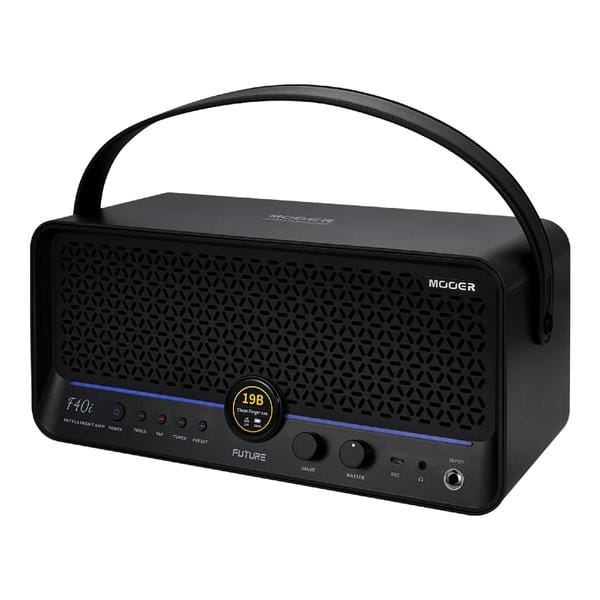 MOOER-デスクトップモデリングギターアンプF40i Phantom Black